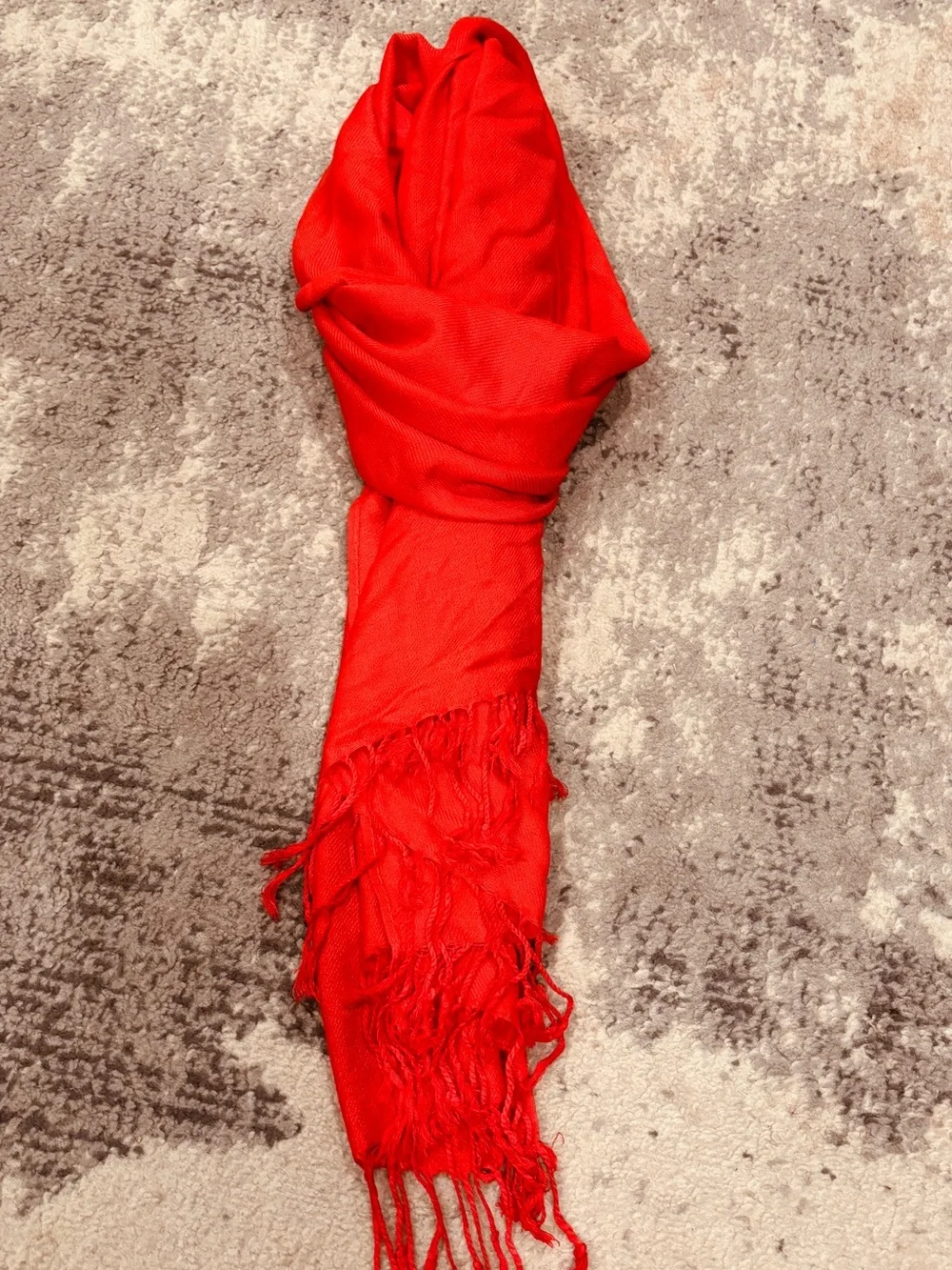 pashmina soft red